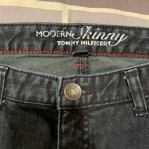 Tommy Hilfiger Modern Skinny Dark Wash Jeans - Picture 4 of 5